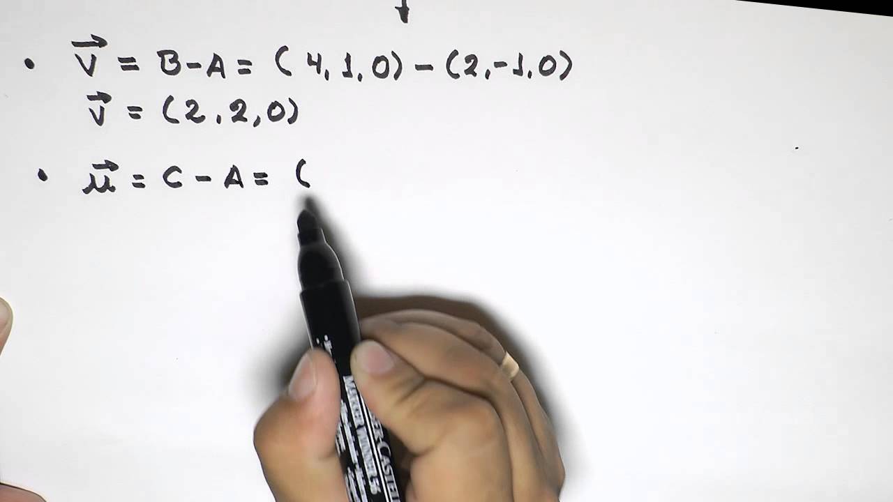 Planos y Rectas en R3 - Ejercicio 1 - Álgebra lineal y Geometría Analítica - #UCSPTutoriales