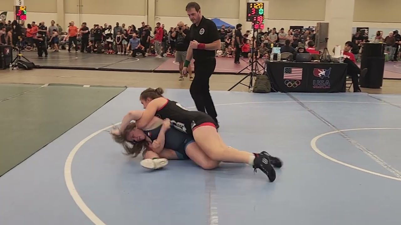 Audrey's third match at Stockyard Stampede - Middle School Girls 165- Fort Worth, TX 12.20.2025