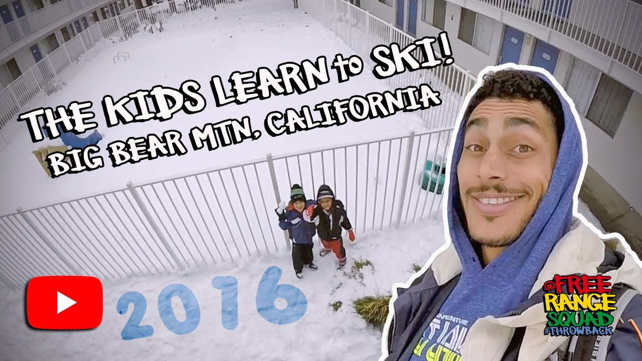 The Kids Learn to Ski at Bear MTN | Big Bear, California
