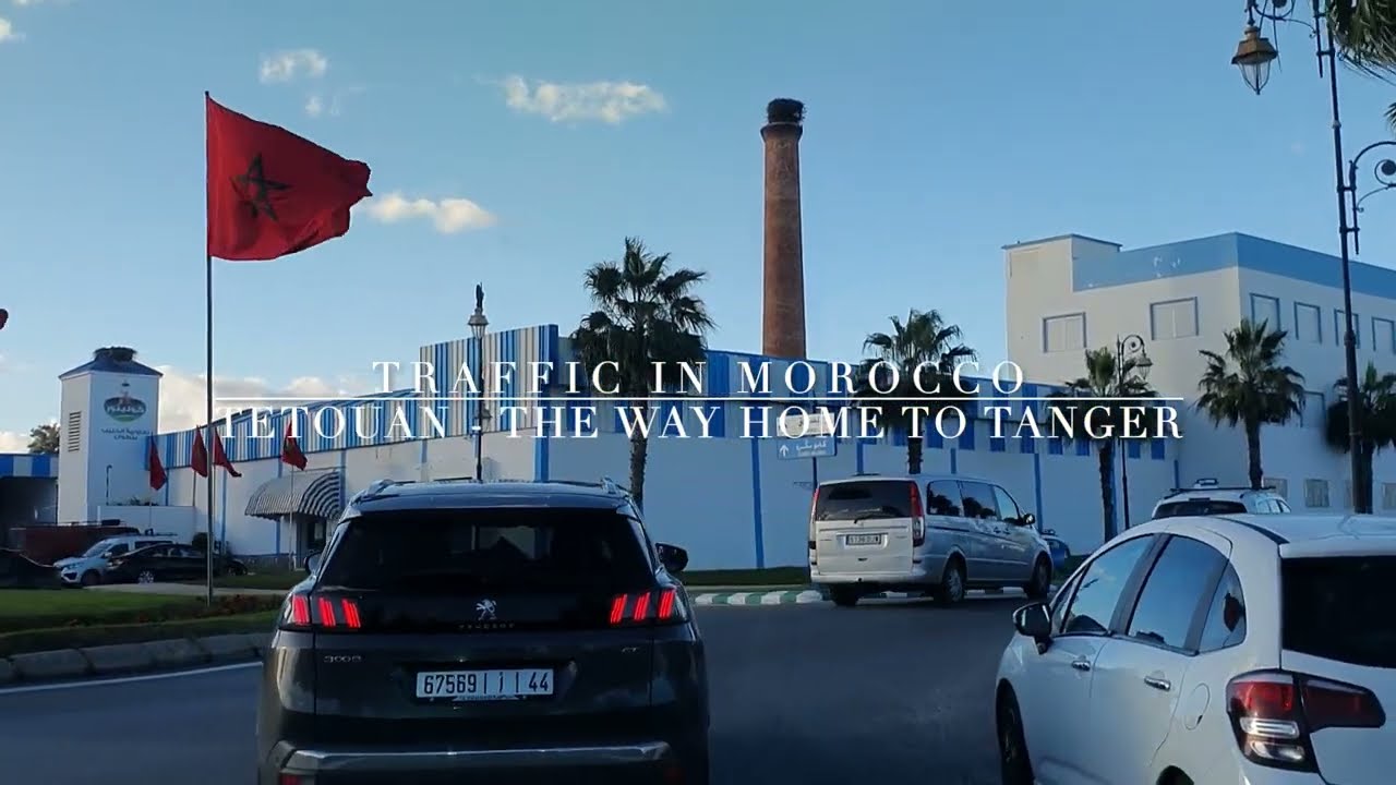 Трафик в Марокко. Тетуан - Путь домой в Танжер. Остановка в Айн Лахсен.