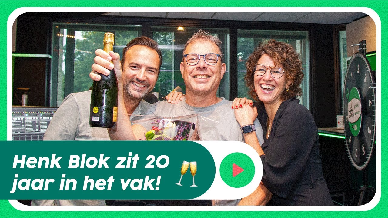 Henk Blok zit 20 jaar bij de zaak! | Radio 10