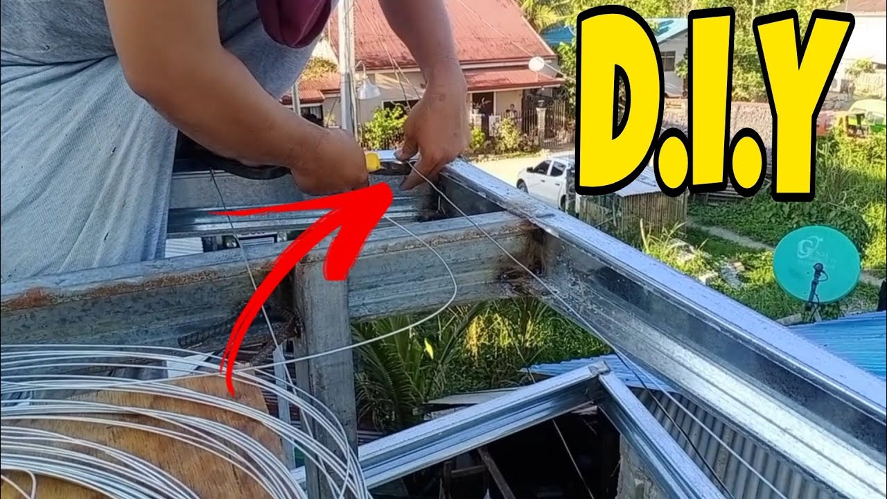 Paano Magkabit ng Alambre Para sa Insulation Foam For Roofing?