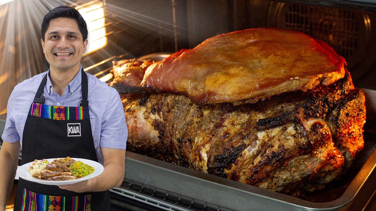 🎄 Menú Navideño Perfecto ✨: Pierna de Cerdo al Horno Jugosa | KWA