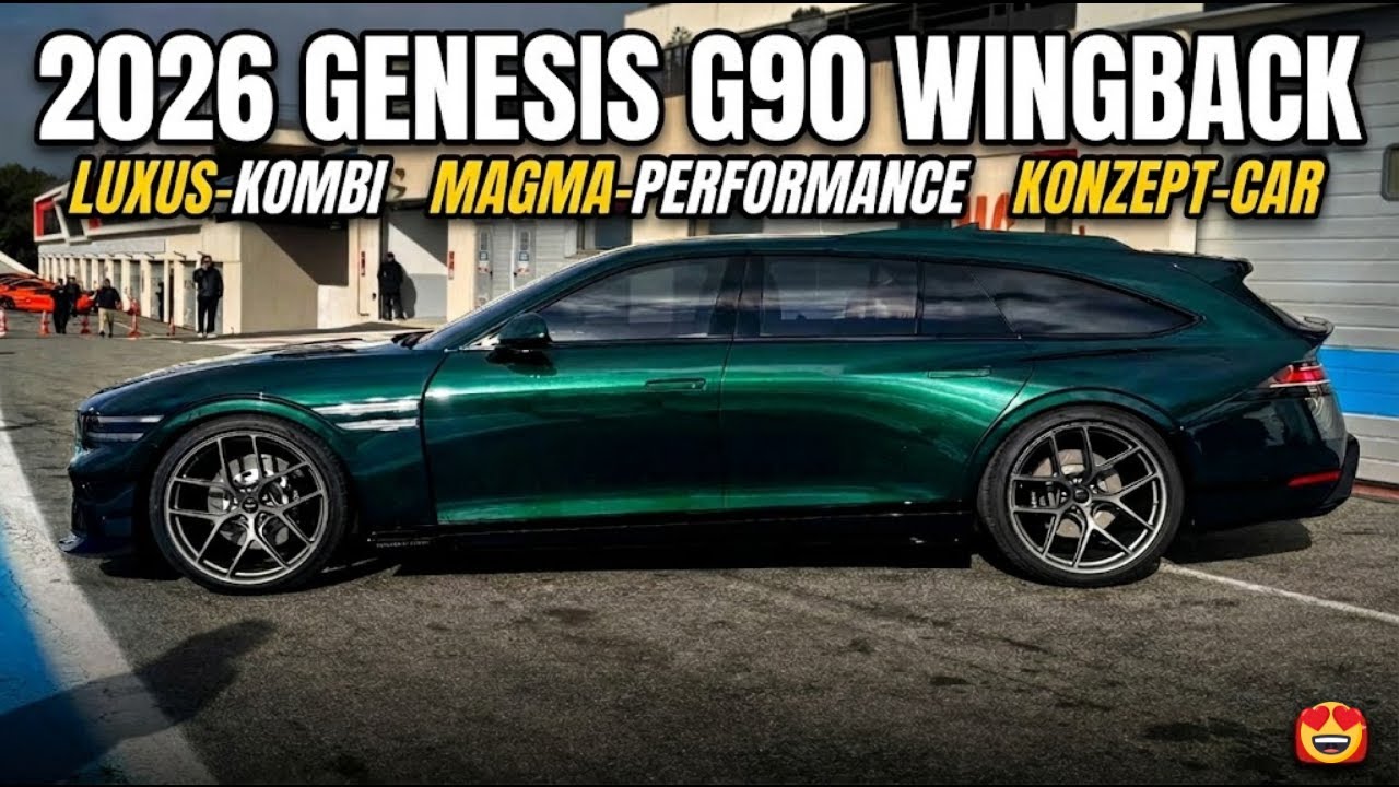 2026 Genesis G90 Wingback &ndash; Luxus-Kombi mit Magma-Performance