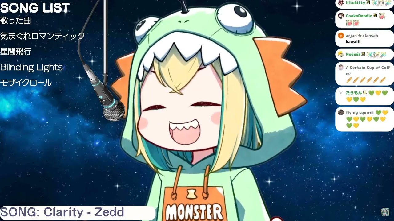 Pikamee singing Clarity - Zedd