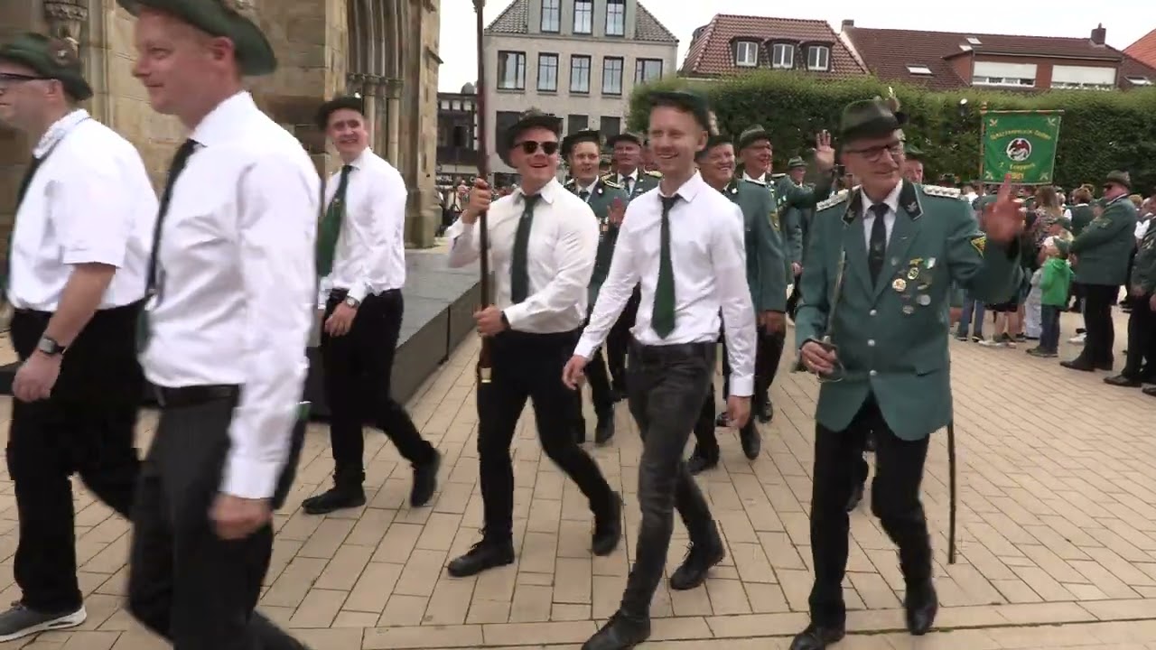 Schützenfest in Damme 2025 - Festumzug Teil 1