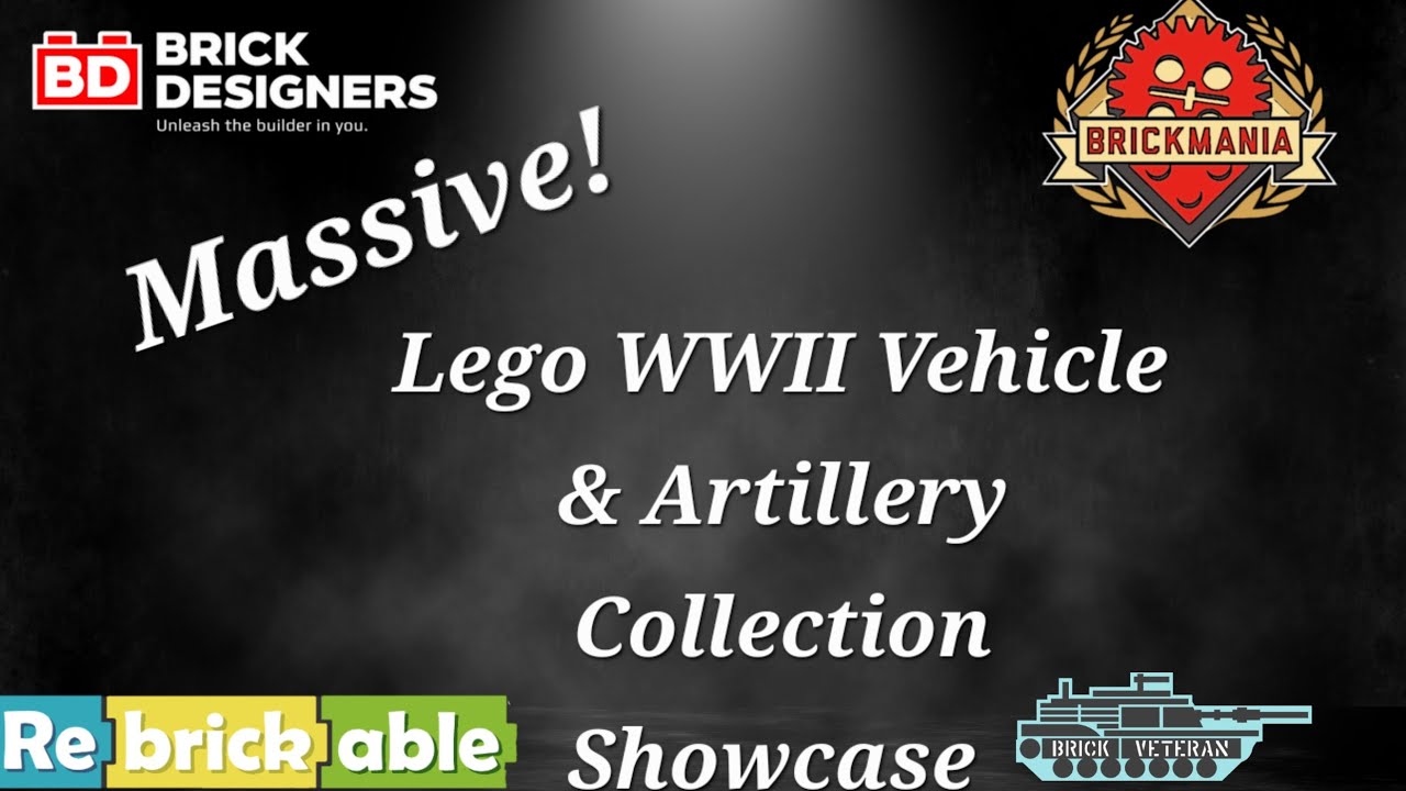 Lego WWII Vehicle & Artillery Collection Showcase (100 Subscriber Special)