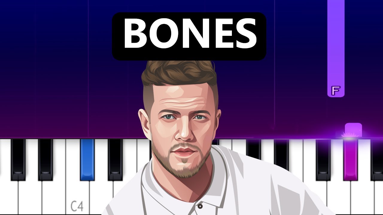 Imagine Dragons - Bones  (Piano Tutorial)