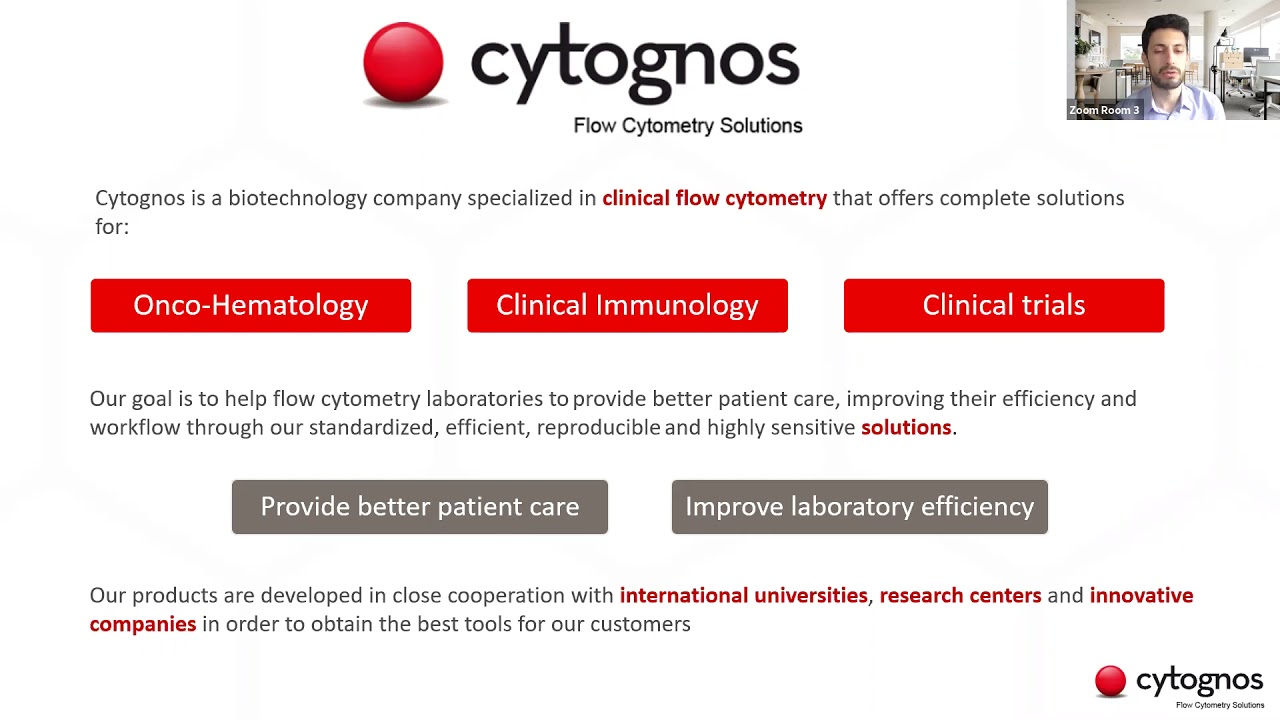 Day 2 - Cytognos at ESCCA 2021 Virtual Event