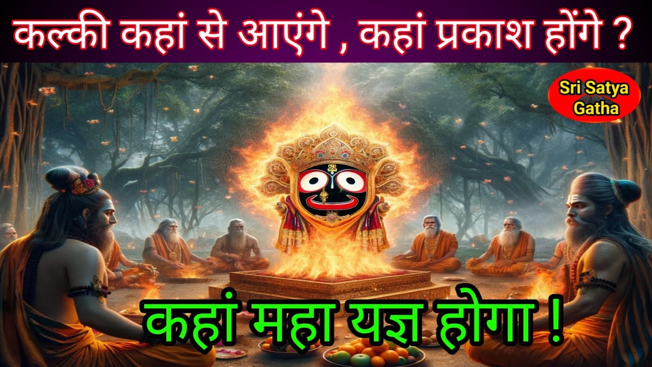 Kalki 🔥कहां से आएंगे ? कहां अवतरण करेंगे ? स्वरूप कैसा होगा ? कैसे प्रकाश होंगे ? Bhavishya malika 