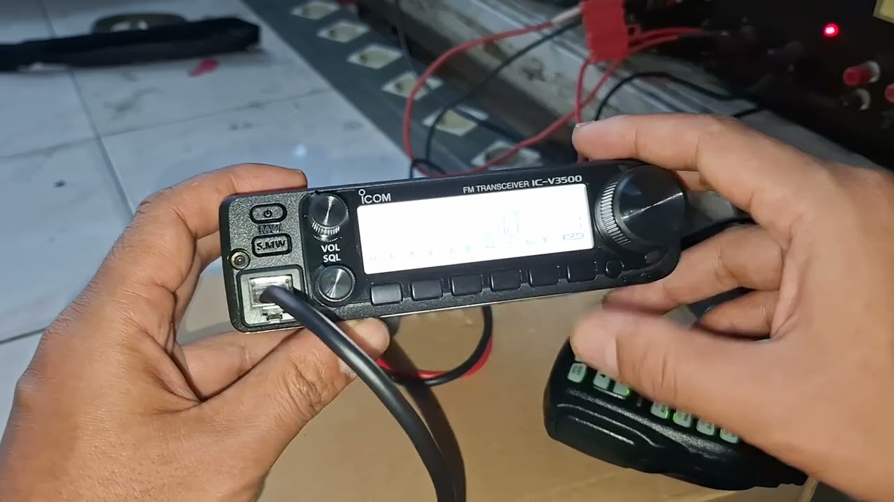 Cara setting Rig ICOM IC V3500 simpel