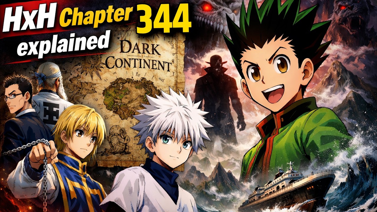 Hunter x Hunter Chapter 344 – Dark Continent Begins #hxh #darkcontinent #anime #manga