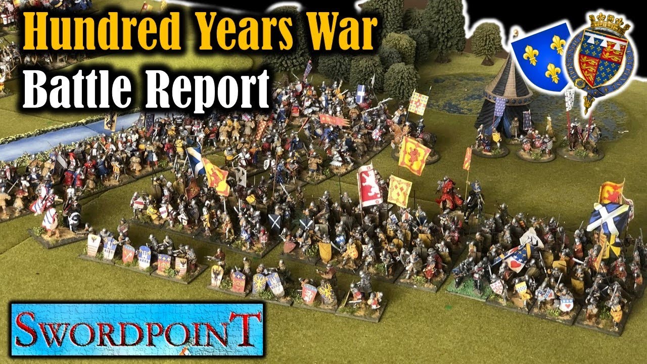 Hundred Years War Battle Report (SWORDPOINT Rules & HYW Supplement)