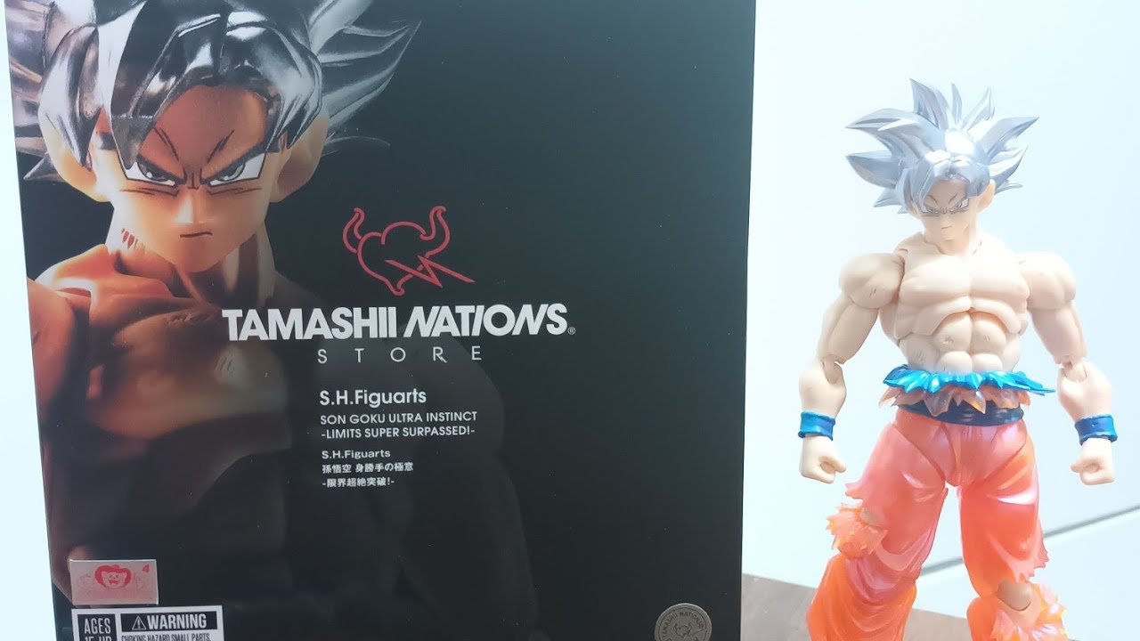 Sh Figuarts Tamashii Nations store Son Goku ultra instinct (Limits Super Surpassed)