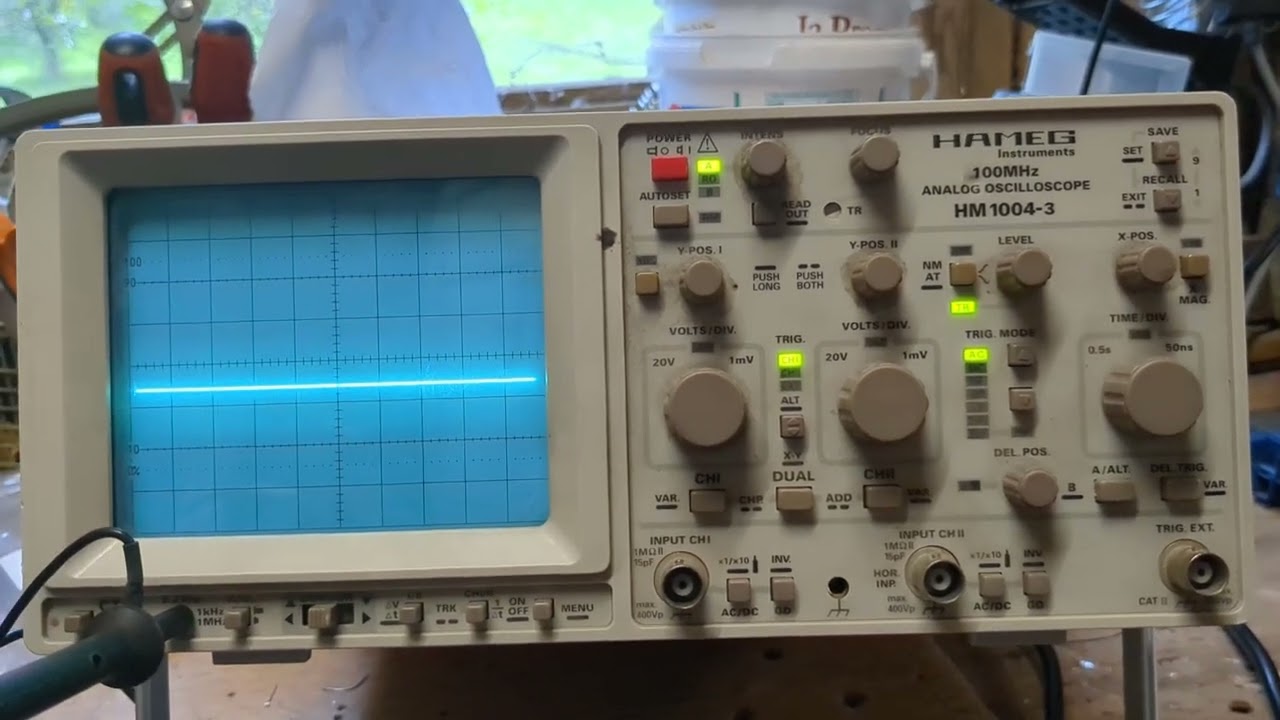 Oscilloscope Hameg 1004-3 calibration