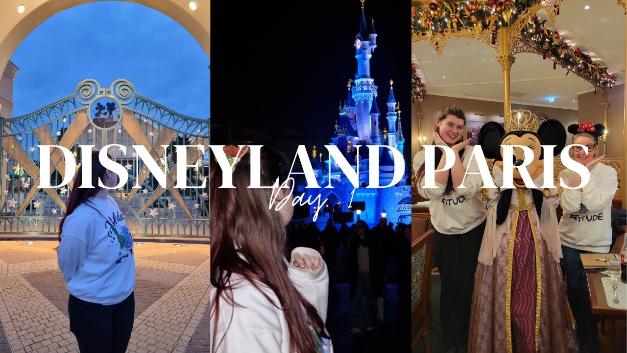 Day 1 at Disneyland Paris 🇫🇷✨ Studios Park & Character Dining Experience!