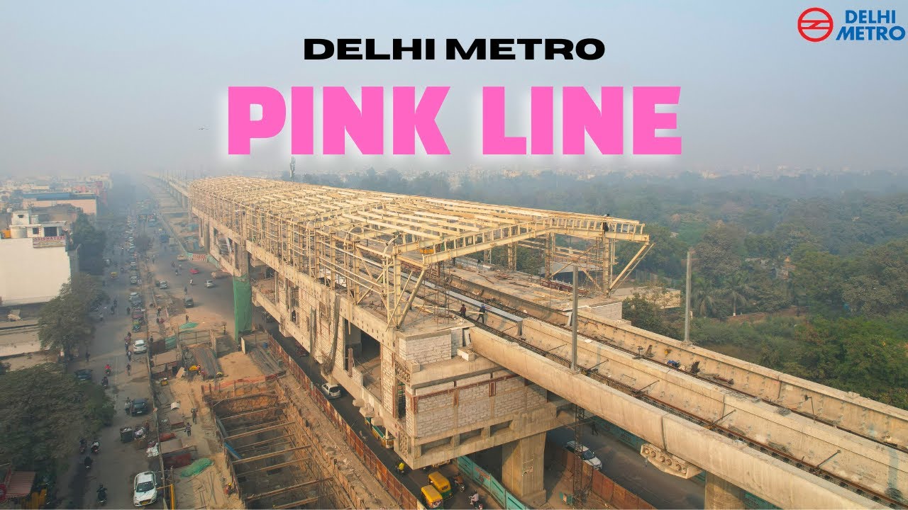 Delhi Metro Pink Line Extension : December 2024 Update | Good Progress 🔥😍 #detoxtraveller