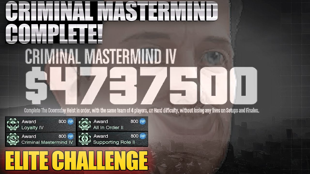 GTA Online The Doomsday Heist Act 3, 4 Manned, Elite Challenge & Criminal Mastermind Complete!!!
