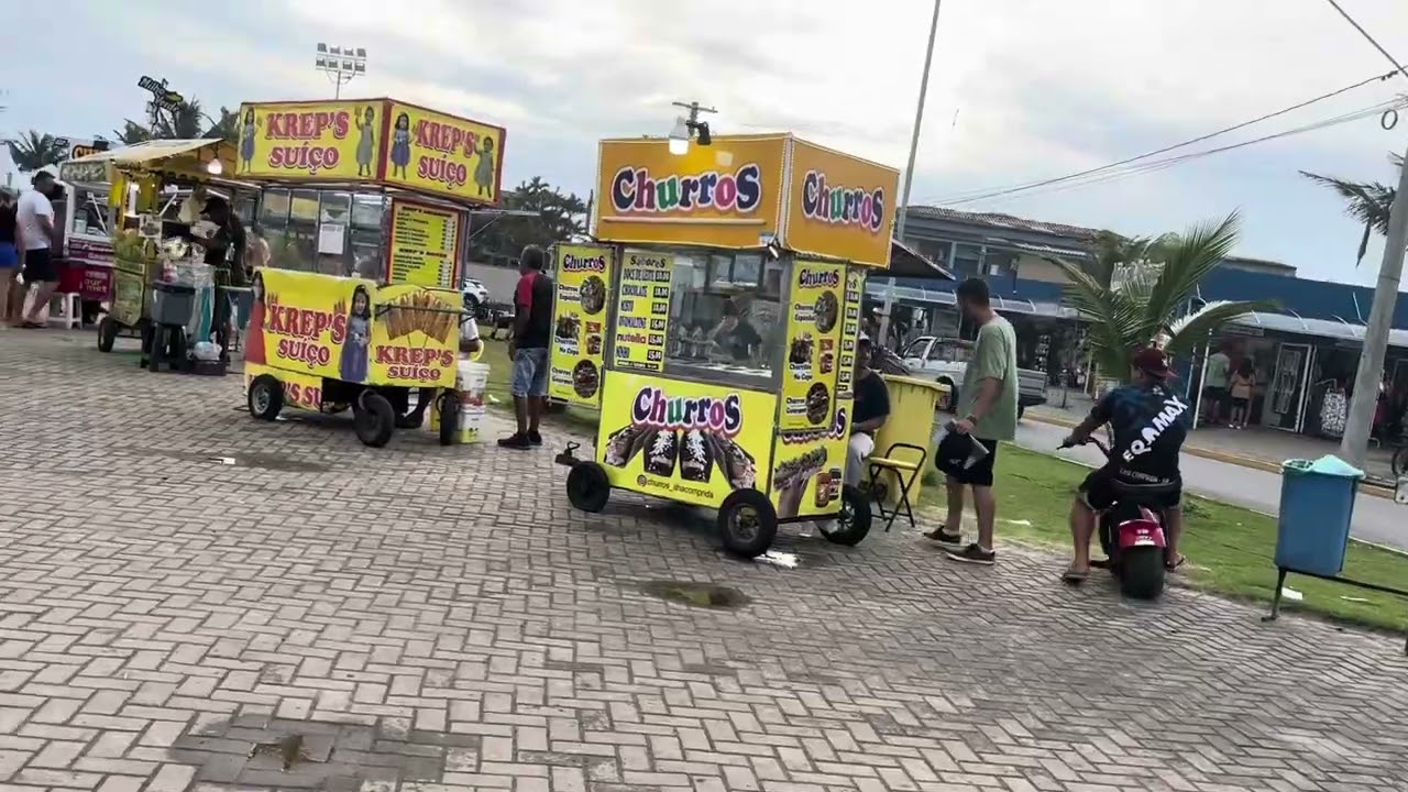 Mostrando um pouco do centro da cidade de ilha comprida boqueirão