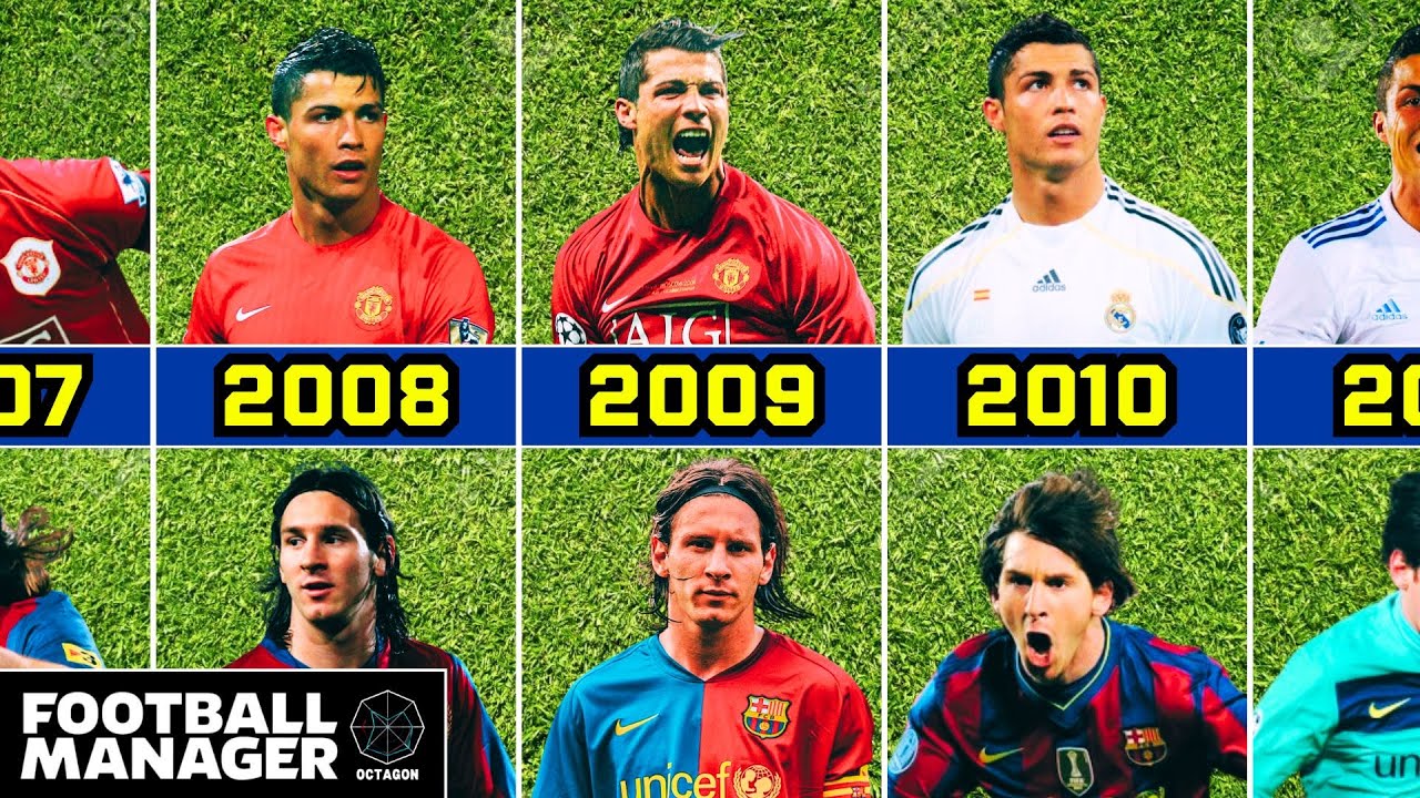 [FM05 - FM24] Ronaldo VS Messi 👀 Every Year COMPARISON 