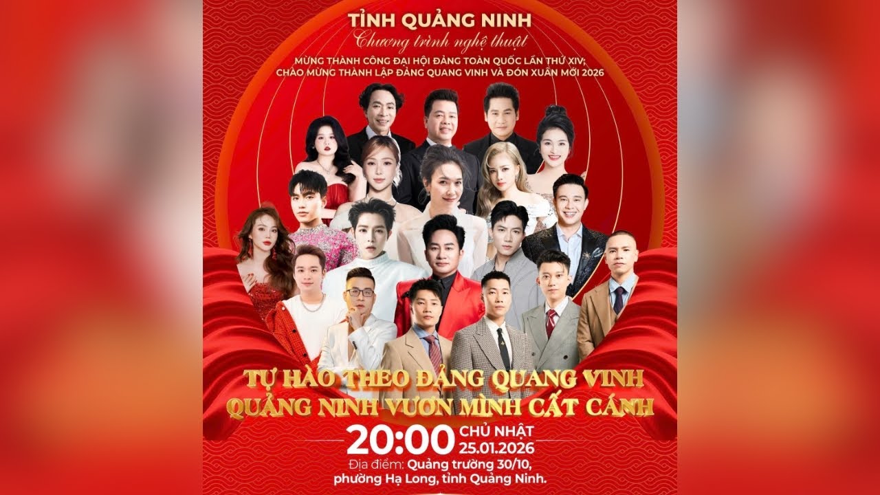 TRUYỀN HÌNH TRỰC TIẾP: Tự hào theo Đảng quang vinh - Quảng Ninh vươn mình cất cánh