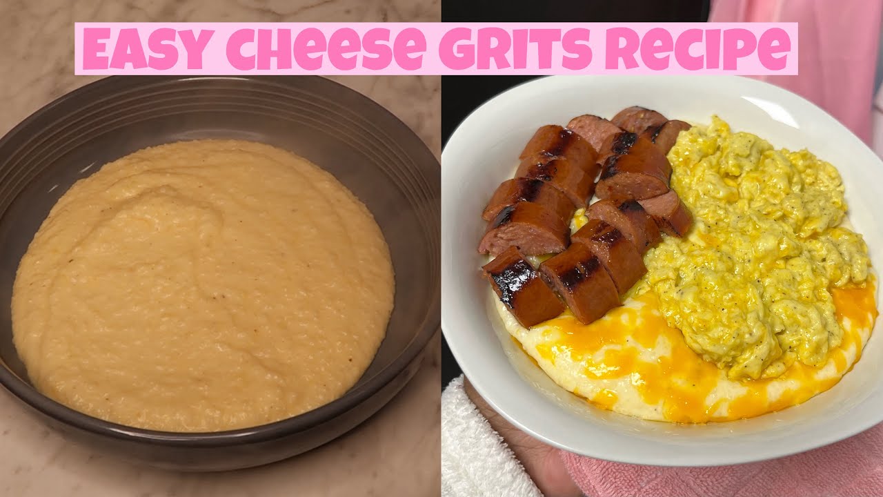 EASY GRITS RECIPE | CHEESE GRITS