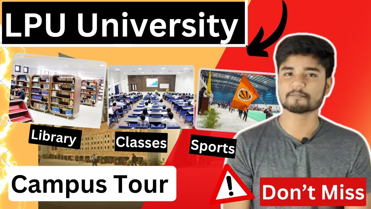LPU Campus Tour 2024 | LPU Infrastructure Reality - Library, Sports, Swimming Pool, Gym, Mall #LPU