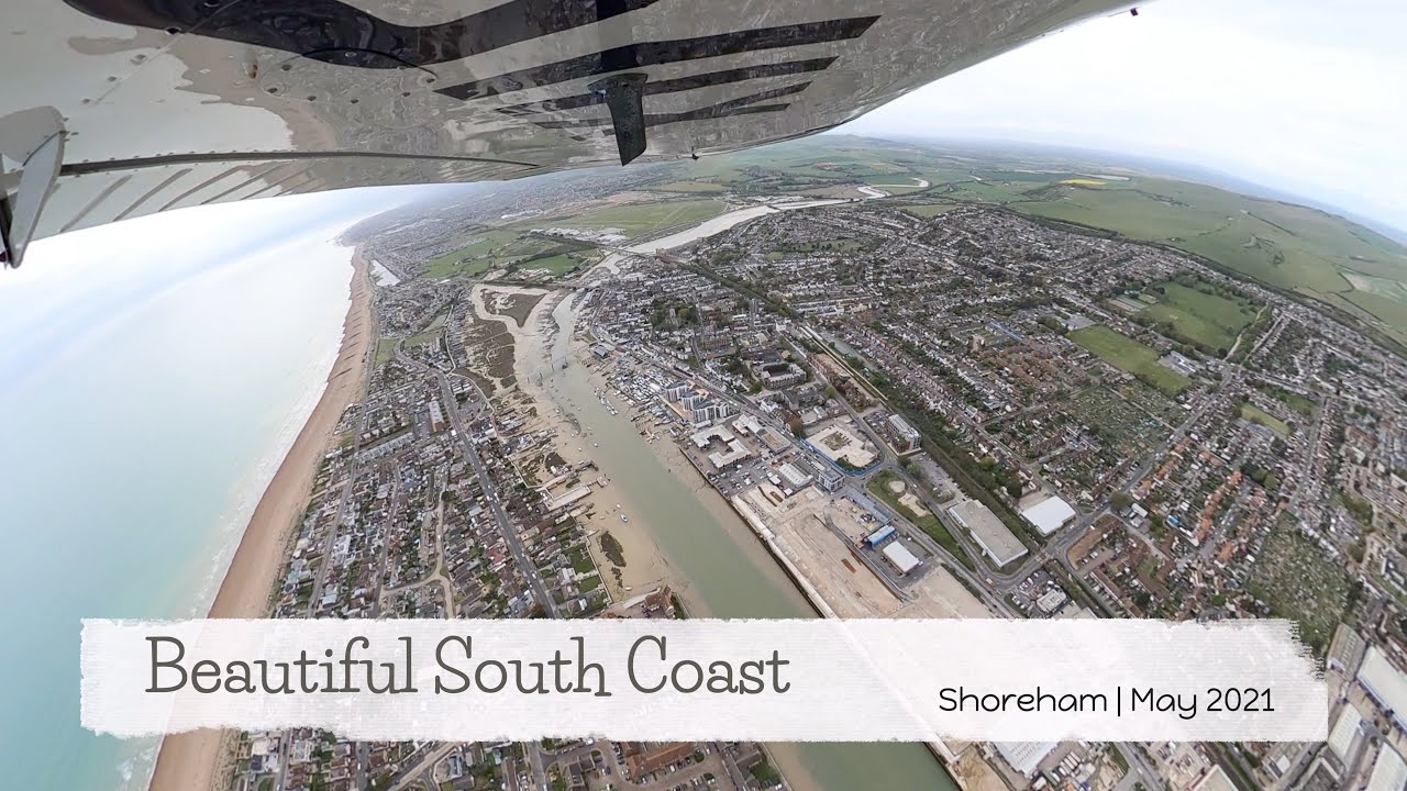 BEAUTIFUL South Coast of England | Shoreham Airport | 4K