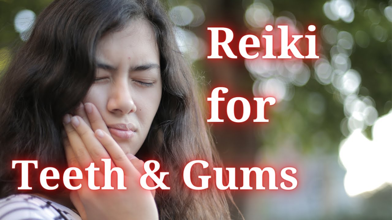 Reiki for Teeth and gums. Reiki ASMR Fluorite Crystal Healing. Pain relief for gum and toothache.