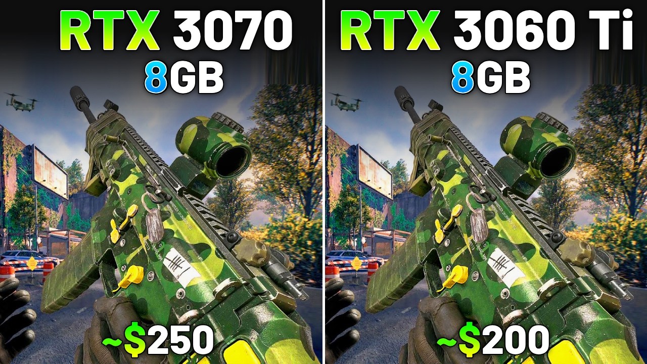 RTX 3070 против RTX 3060 Ti в 2026 году | Тест в 15 играх | 1440p
