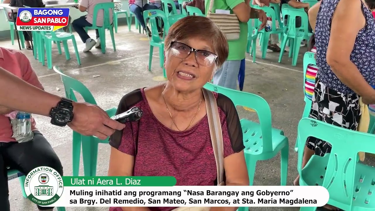 MULING INIHATID ANG PROGRAMANG NBG SA BRGY. SAN MARCOS, DEL REMEDIO, SAN MATEO, STA. MARIA MAGDALENA