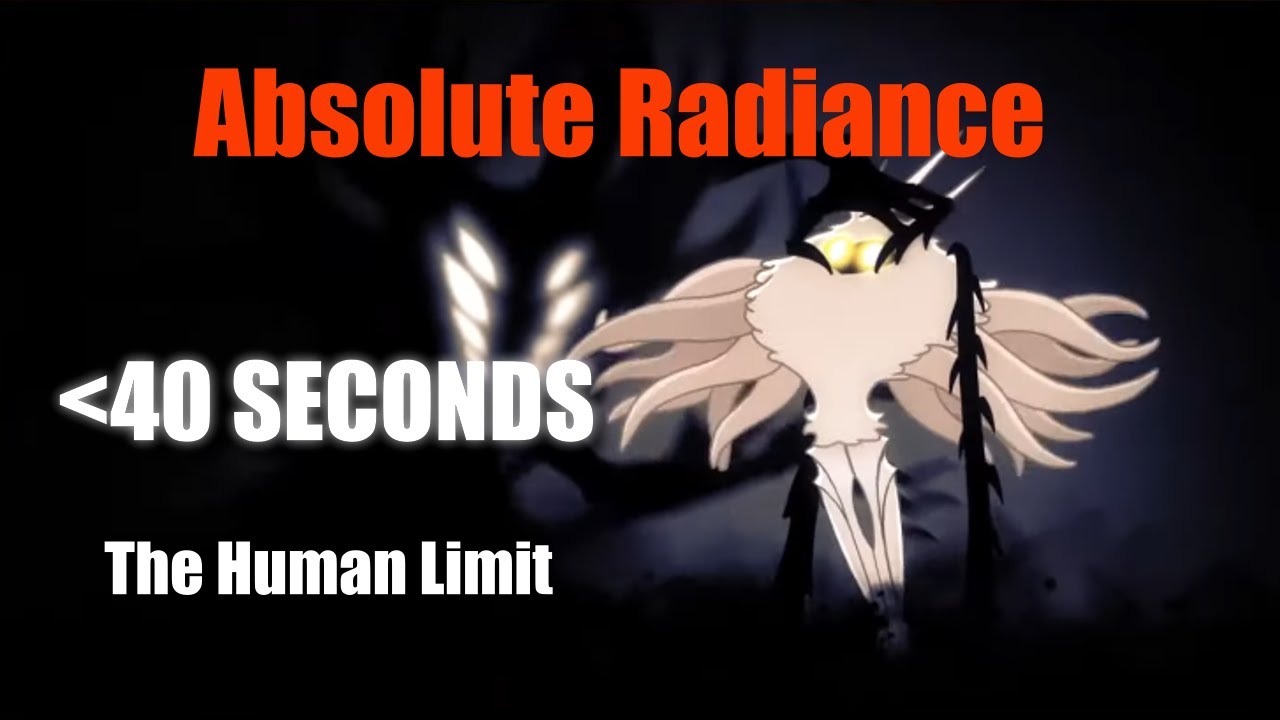 ABSOLUTE RADIANCE IN 39.72 (WORLD RECORD)