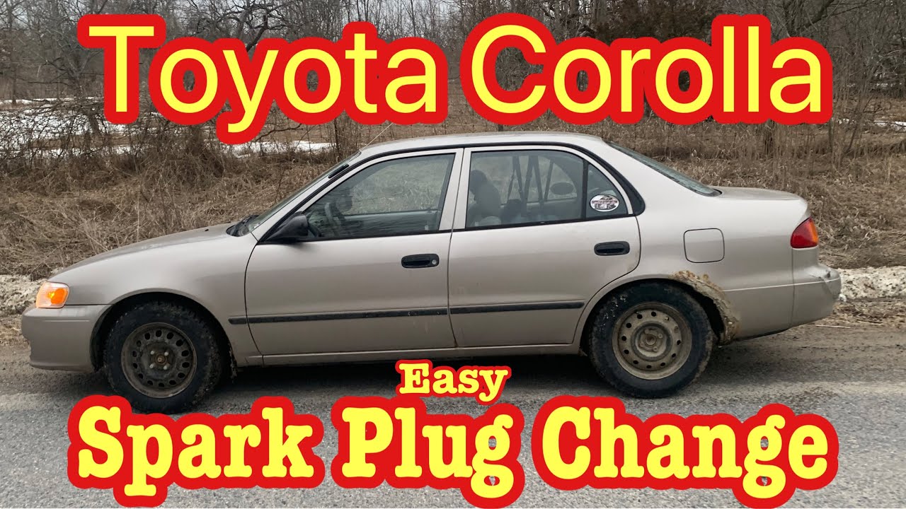 Простая замена свечей зажигания Toyota Corolla 1997-2008