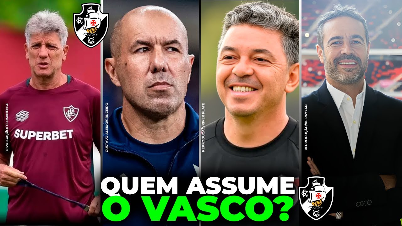 QUEM DEVE SER O NOVO TÉCNICO DO VASCO? RENATO GAÚCHO, ARTUR JORGE, MARCELO GALLARDO OU LÉO JARDIM? +