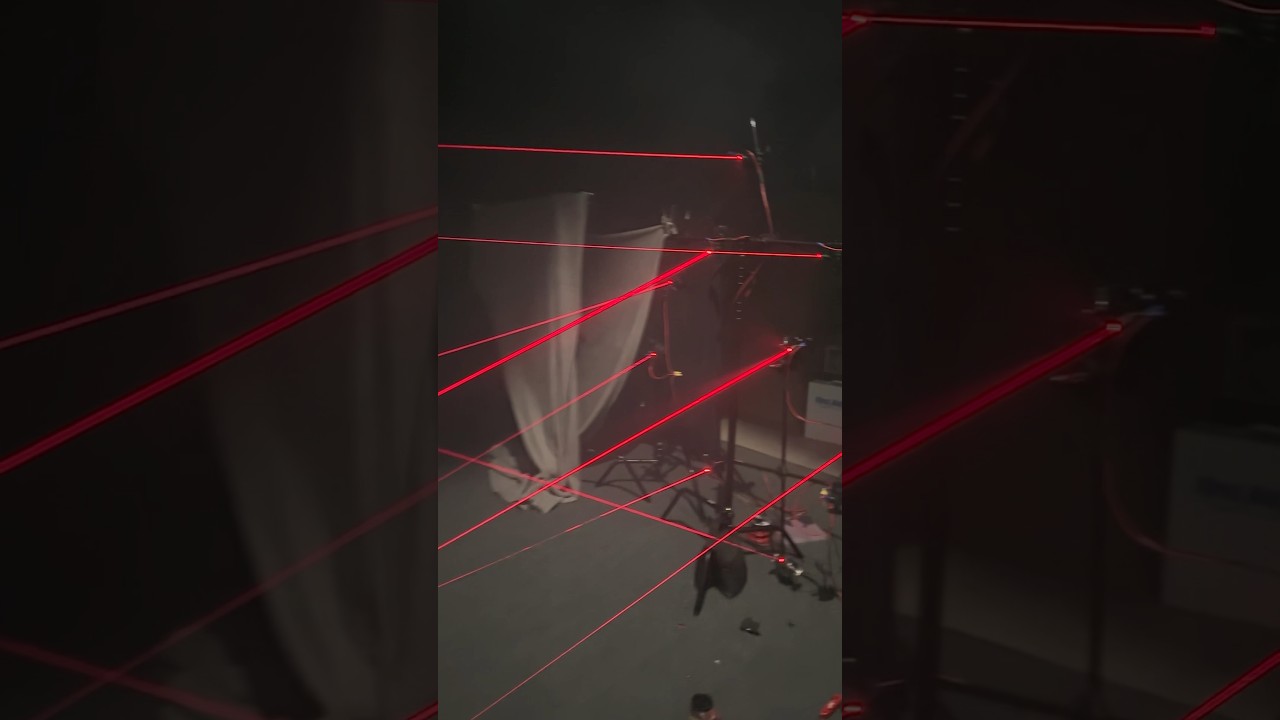 Laser Security System for My Heist Film!