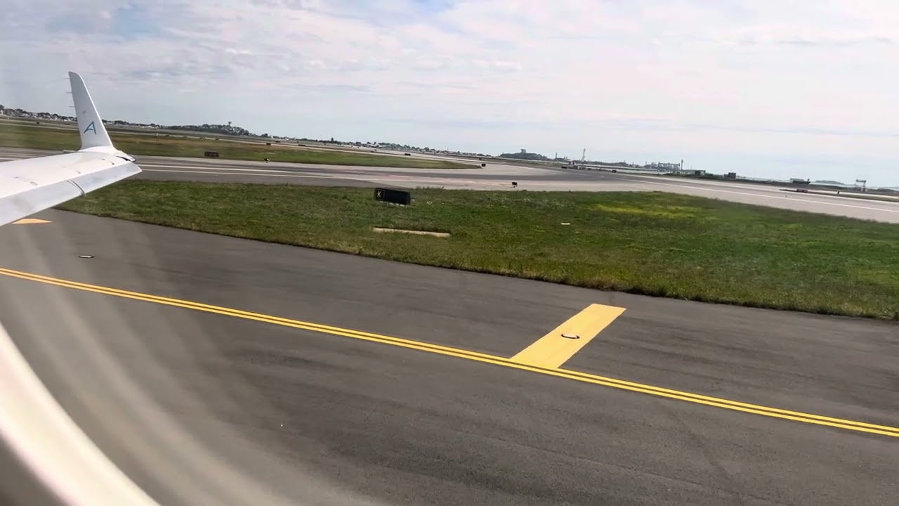 BermudAir E175 VQ-BLU takeoff from BOS to BDA 9-2-2024