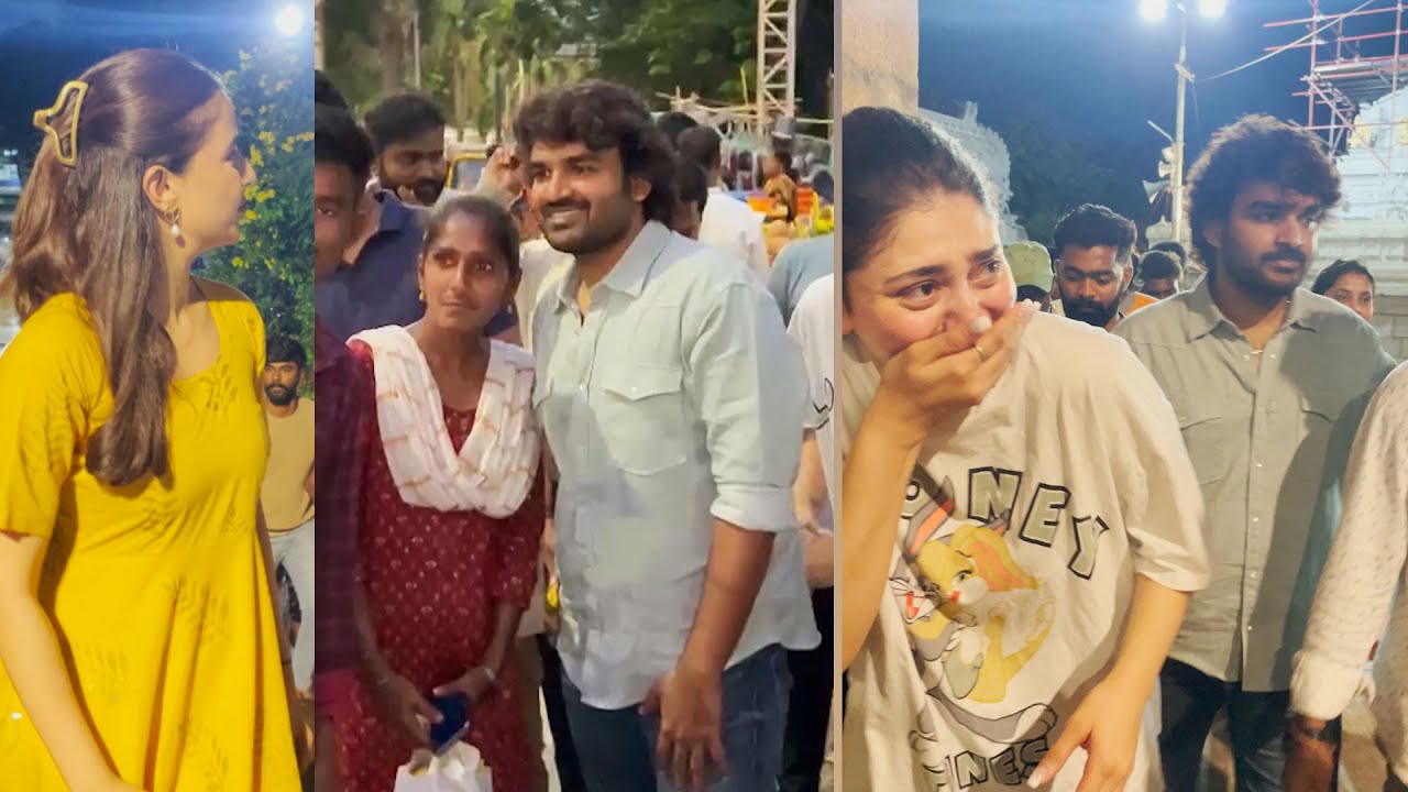 Kiran Abbavaram and Rukshar Dhillon at Tirumala Alipiri Route | #Dilruba