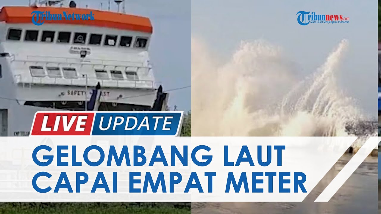 Gelombang Laut di Perairan Aceh Capai 4 Meter, 2 Kapal Feri di Simeulue Terpaksa Gagal Berlayar