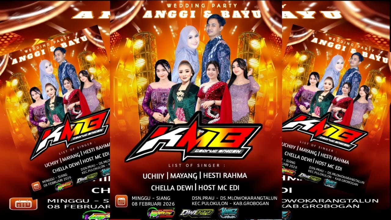 ⭕️LIVE KMB GEDRUG SRAGEN “ Wedding Anggi & Bayu In Prau Mlowokarangtalun - GMS Audio