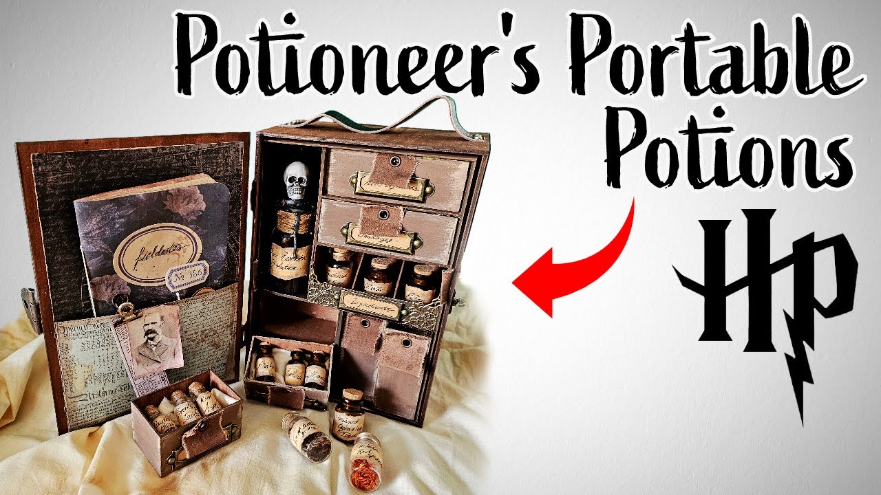 Creating a Harry Potter inspired Portable Potions Box | A Collab with @wizardryworkshop
