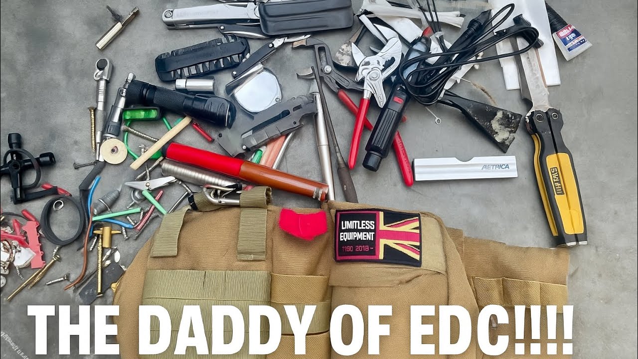 The Best EDC Kit ever? - The Ultimate kit tool bag pouch. Every Day Carry Multitool essentials 