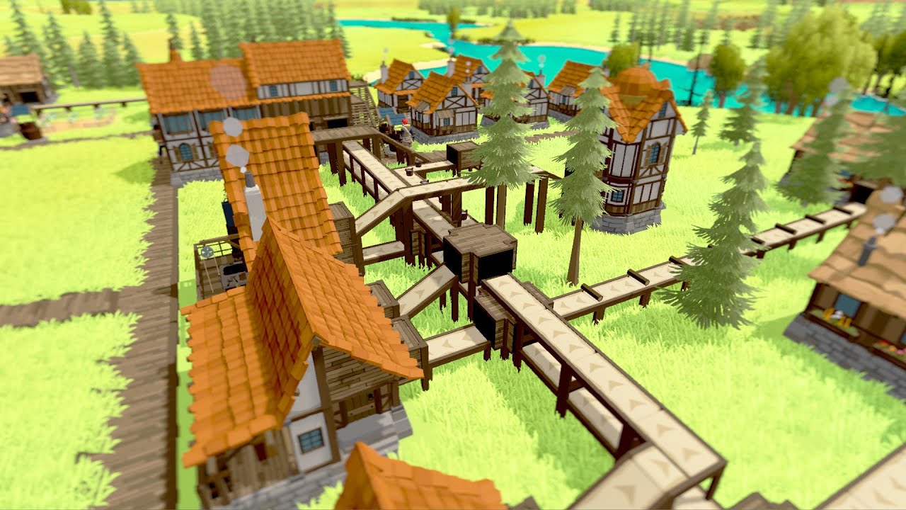 Build a FORTRESS Village Factory in this Promosing NEW City Builder Tycoon Game | Infindustry