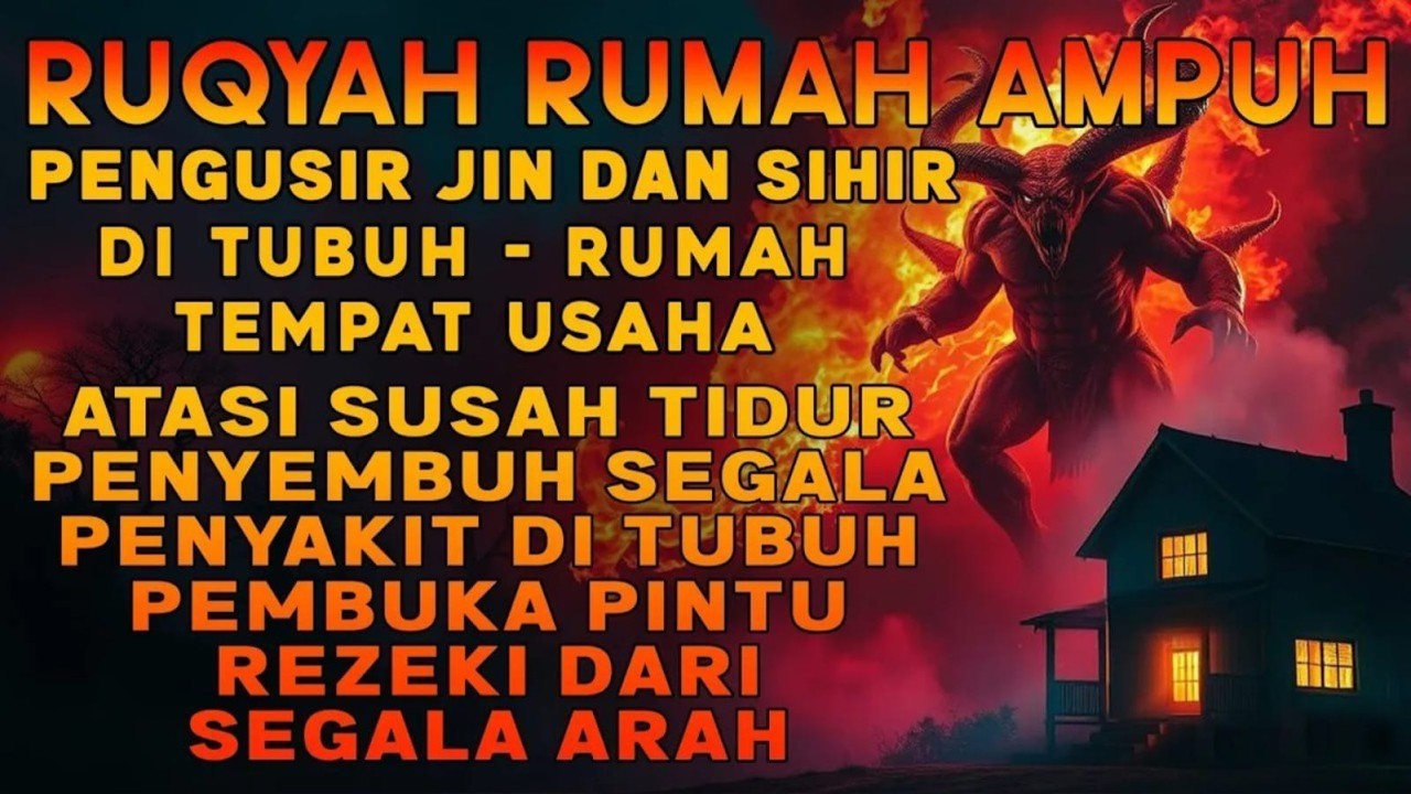 RUQIYAH RUMAH PENGUSIR JIN, SETAN & SIHIR & TUBUH, PENENANG HATI & FIKIRAN l BY ALA AQEL