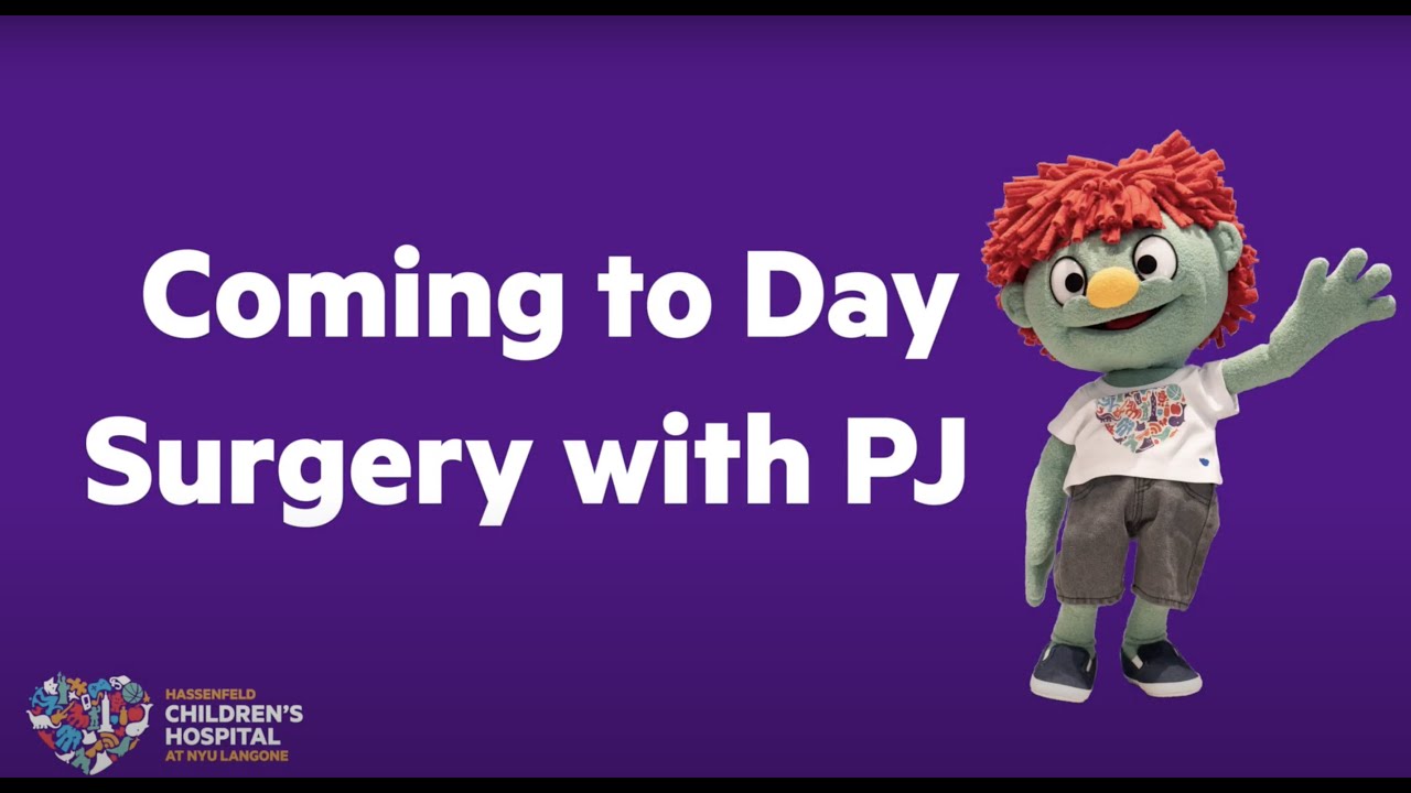 PJ the Puppet Helps Children Prepare for Surgery at Hassenfeld Children's Hospital at NYU Langone