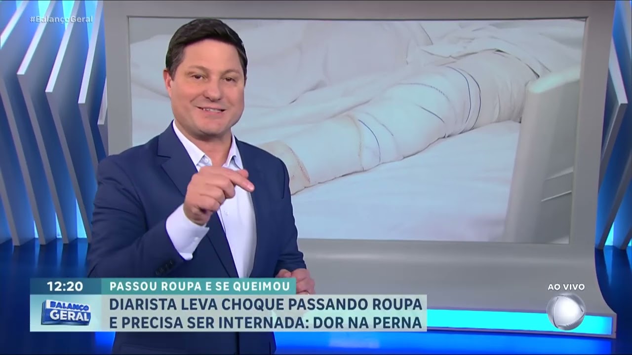 Diarista sofre choque elétrico enquanto passava roupa e é internada às pressas