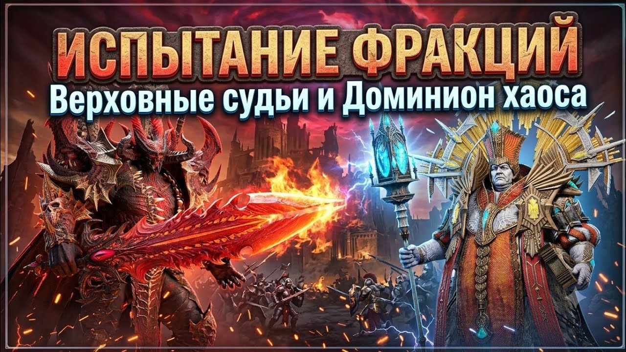 ИСПЫТАНИЕ ФРАКЦИЙ Судьи и Доминион хаоса - WATCHER OF REALMS #watcherofrealms #Julygameplayevent