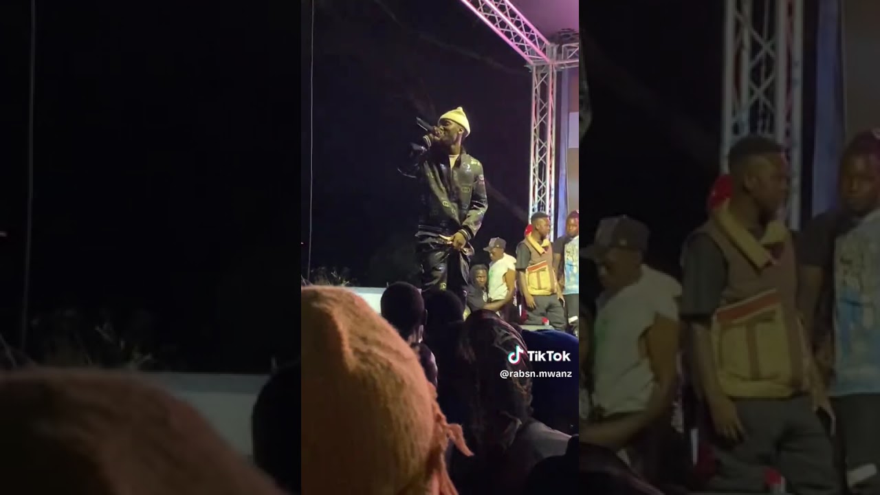 B Quan Phamaika performing at the Kopala Experience in Ndola