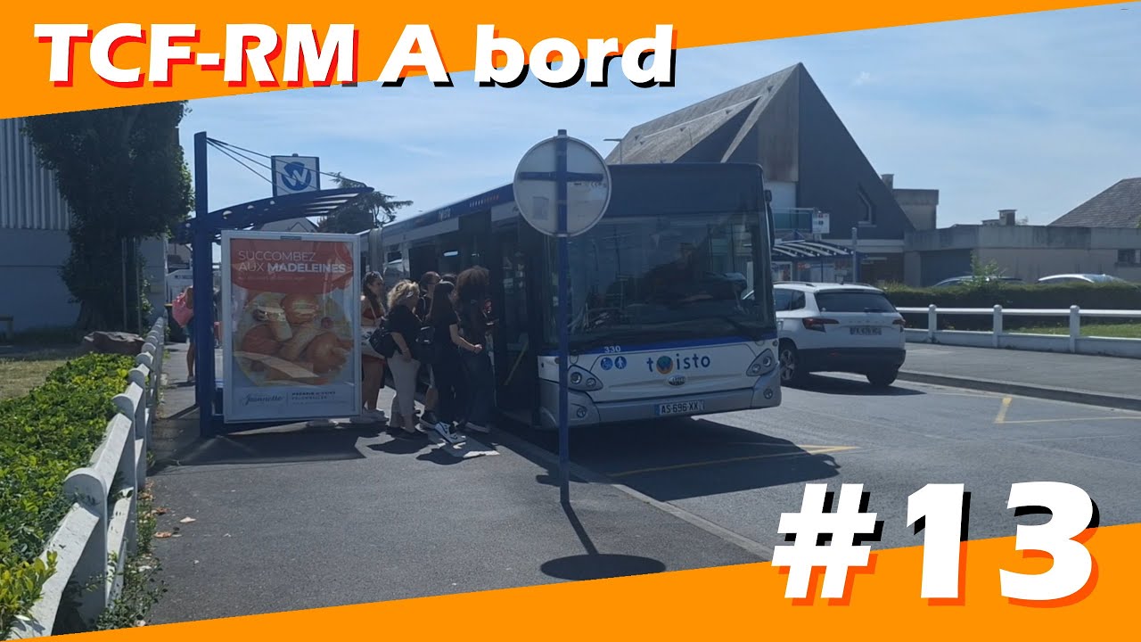 [ TCF-RM ] À bord N'13 : Ligne 12 CAEN CHR - OUISTREHAM Port | Twisto Caen | Heuliez GX427