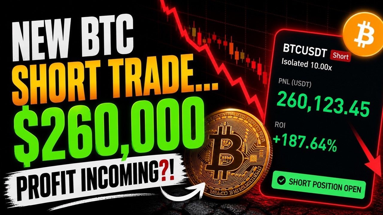 Новая короткая позиция по BTC&hellip; Прибыль 260 000 долларов?!