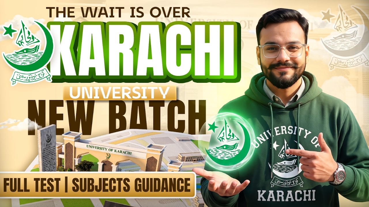 Karachi University 2026-2027 Admissions | Test Pattern | Open Merit vs Test Based | KU Batch 2026